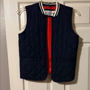 Tory Sport Navy Vest with Red Accents